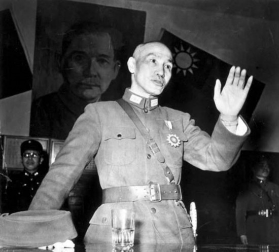 Chiang Kaishek speaking, 1930s to 1940s