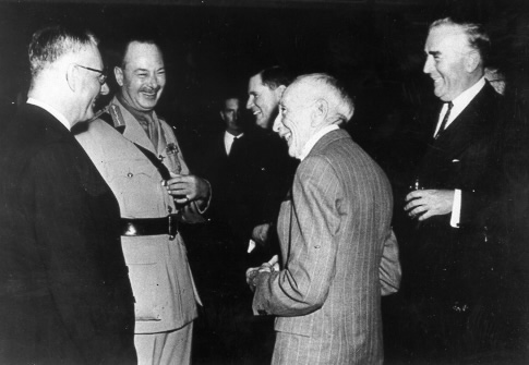 Prime Minister Curtin, Governor General of Australia Prince Henry, Duke of Gloucester, Arthur Fadden, Billy Hughes, and Robert Menzies, 1940s