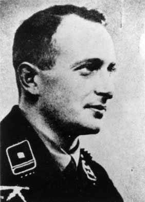 Portrait of Eichmann in SS uniform, 1933