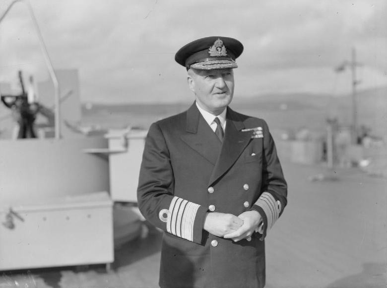 Admiral Bruce Fraser on the occasion of his British Royal Navy Home Fleet appointment, 8 May 1943