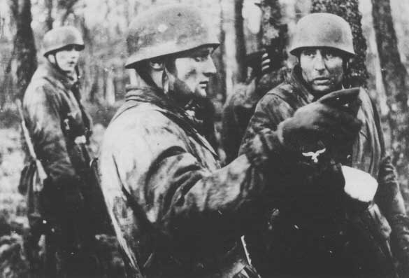 Von der Heydte during the Ardennes Offensive, Dec 1944
