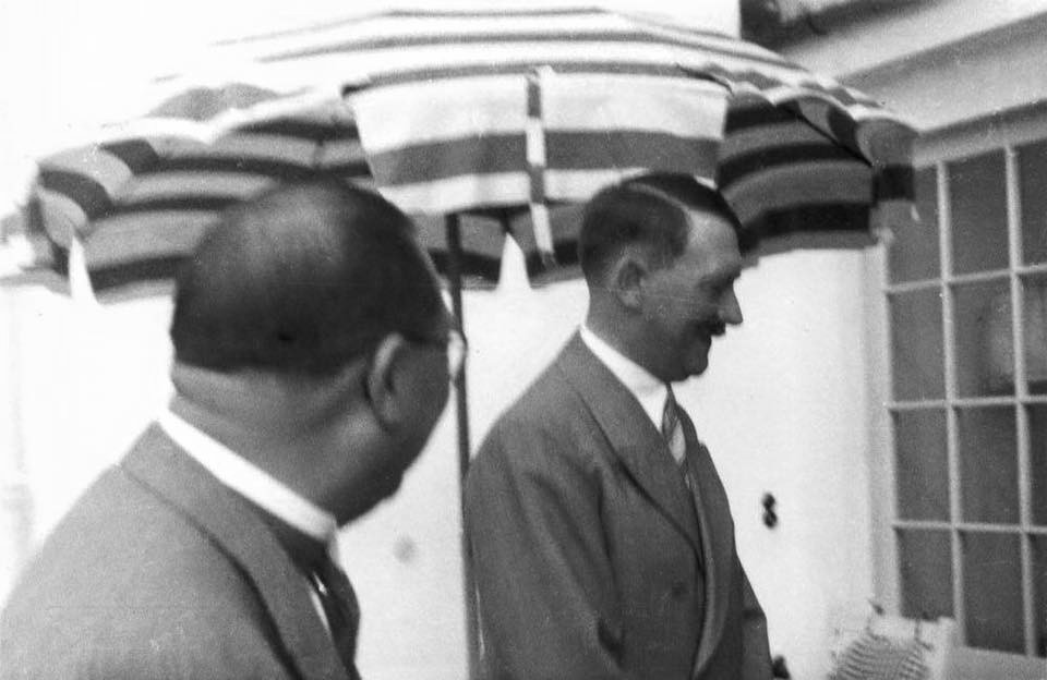 Adolf Hitler and Kong Xiangxi (H. H. Kung) at Berghof, Berchtesgaden, Germany, 13 Jun 1937, photo 07 of 10