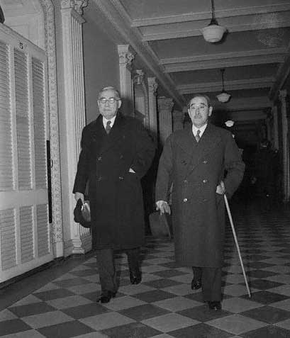 Nomura and Kurusu at the US State Department, 17 Nov 1941