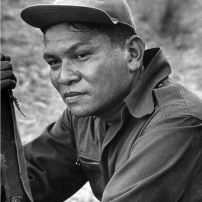 Philippine guerrilla leader Ramón Magsaysay, 1940s