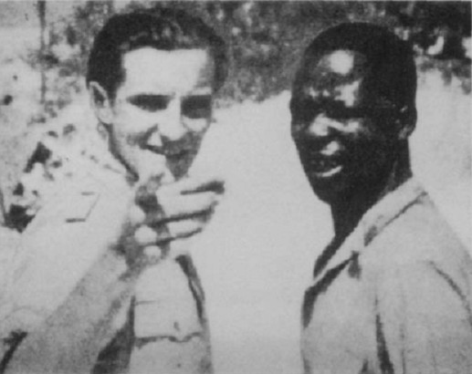 Hans-Joachim Marseille and Mathew 'Mathias' Letulu, 1942