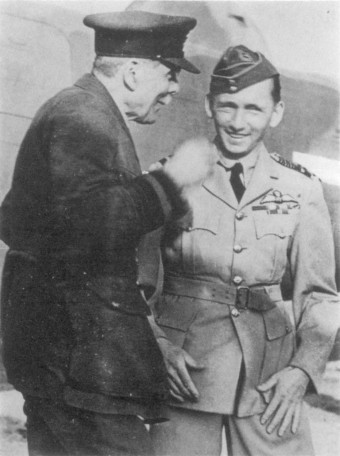 Lord Trenchard and Tedder, during WW2, exact date unknown