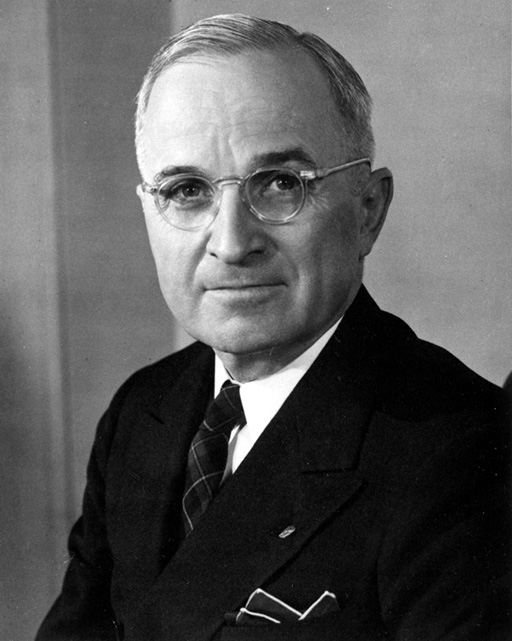 Portrait of Harry Truman, circa 1945