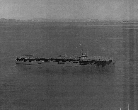 USS Anzio in San Francisco Bay, California, United States, 23 Oct 1945