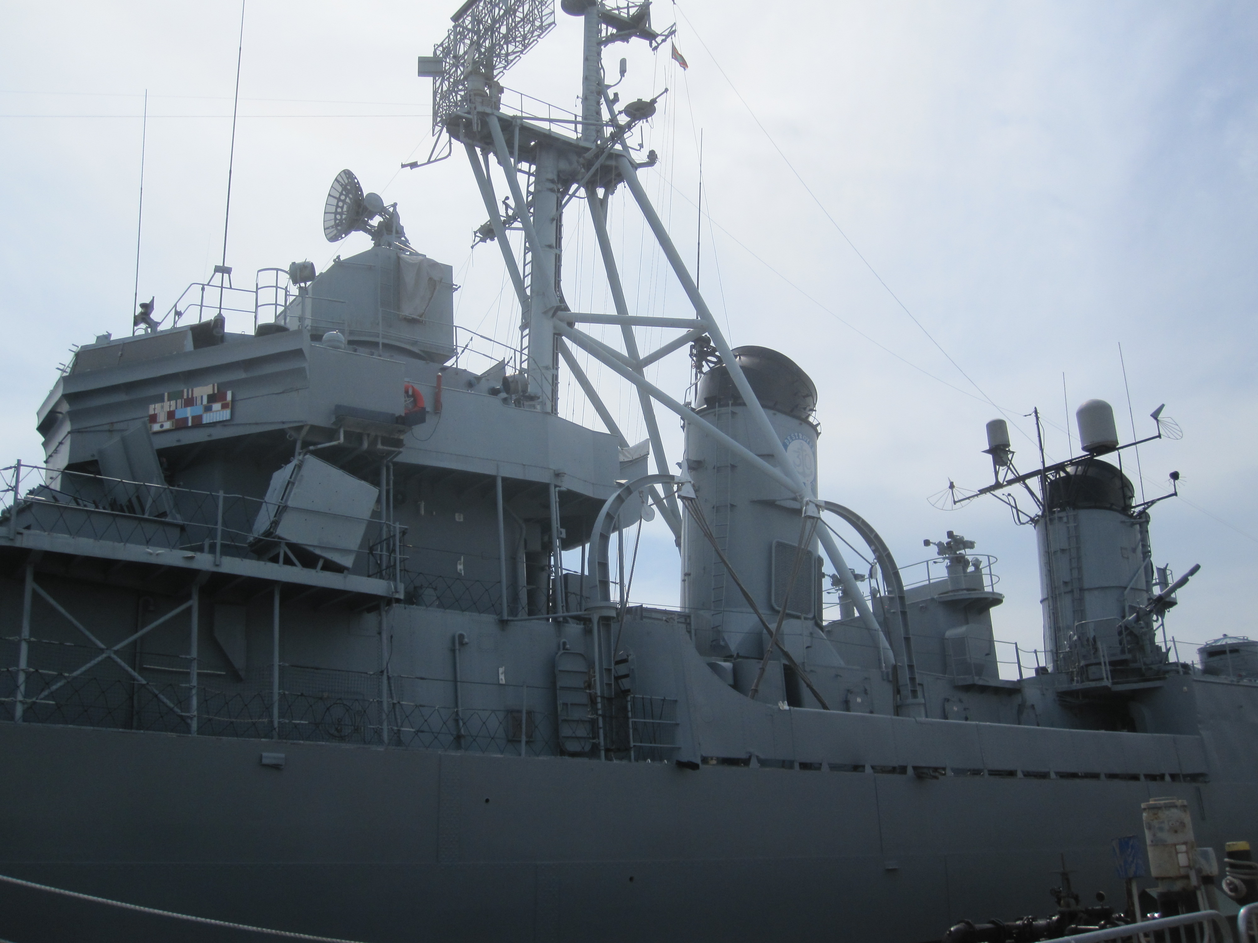 Museum ship USS Cassin Young at Charlestown Navy Yard, Boston, Massachusetts, United States, 28 May 2013, photo 2 of 6