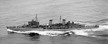 HMS Edinburgh off Scapa Flow, Scotland, United Kingdom, 28 Oct 1941