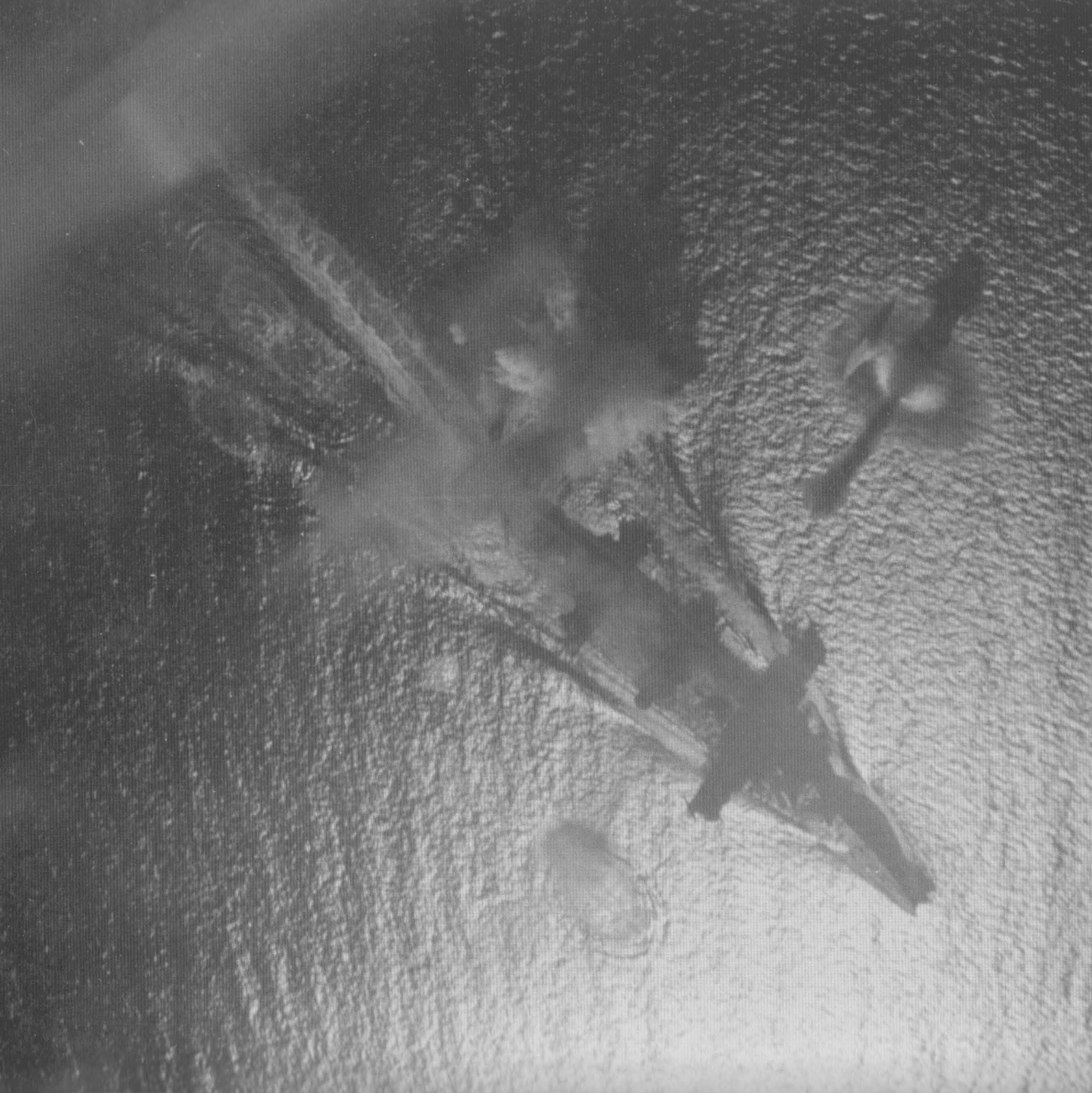 Battleship Fuso or Yamashiro under American air attack in Philippine waters, 24 Oct 1944