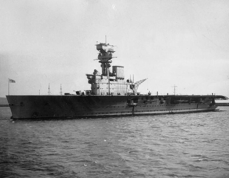 HMS Hermes, Aug 1938