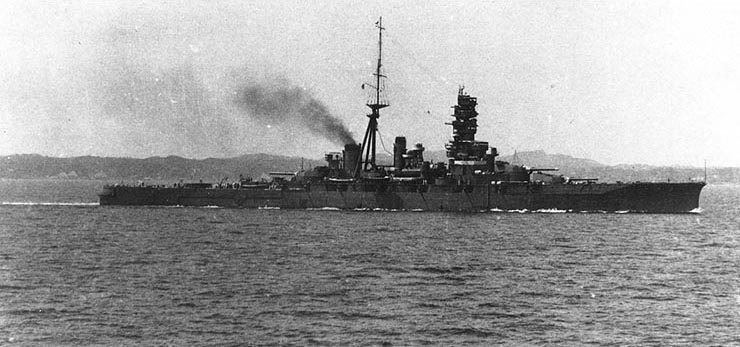 Training ship Hiei during the 1930s, photo 3 of 3