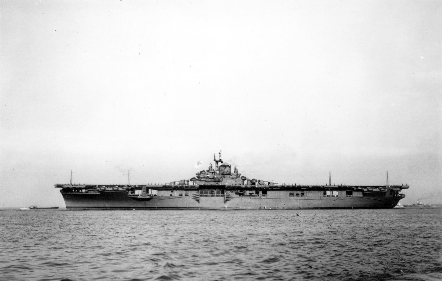 Intrepid off Newport News, Virginia, United States, 16 Aug 1943