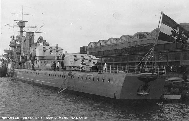 Königsberg at Gdynia, Poland, circa 1935; photo 3 of 5
