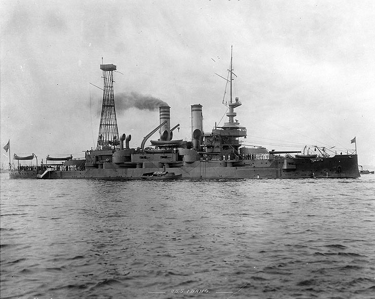 USS Idaho, 1909