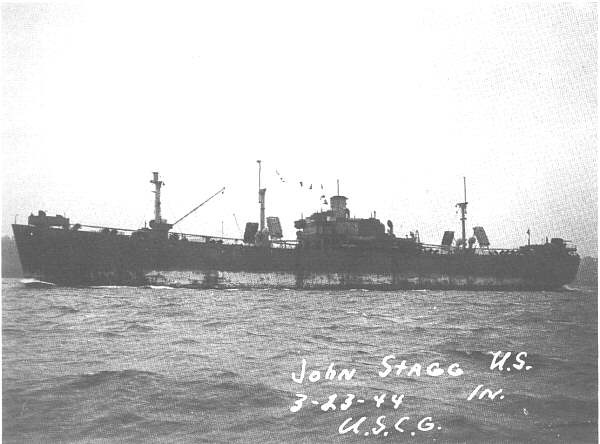 Liberty Ship SS John Stagg at sea, 23 Mar 1944