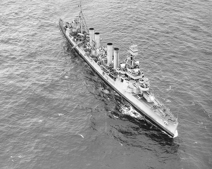 USS Marblehead off New York, New York, United States, 14 Oct 1942, photo 2 of 2