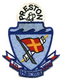 Preston's ship patch, about 1968