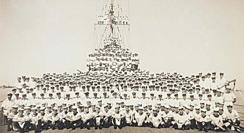 Crew of cruiser HMAS Sydney, circa 1941