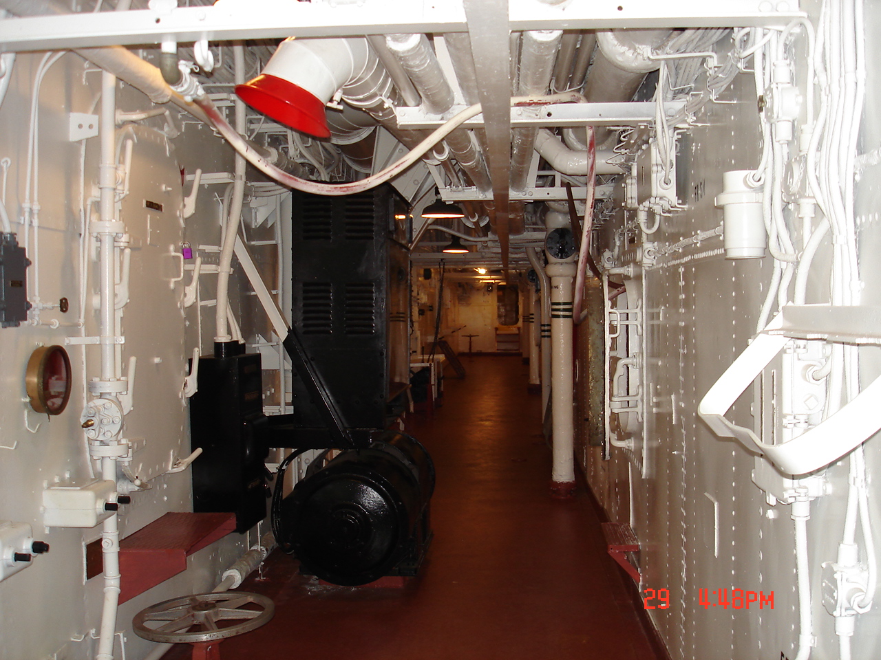 Texas' 3rd deck ammunition passage, 2007