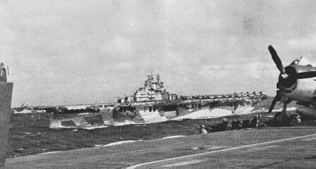 USS Wasp at sea, 11 Dec 1944