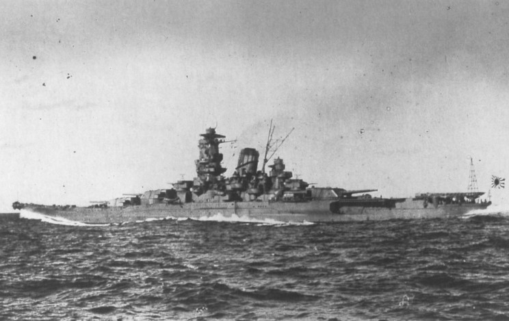 Yamato on trials, 30 Oct 1941, photo 2 of 4