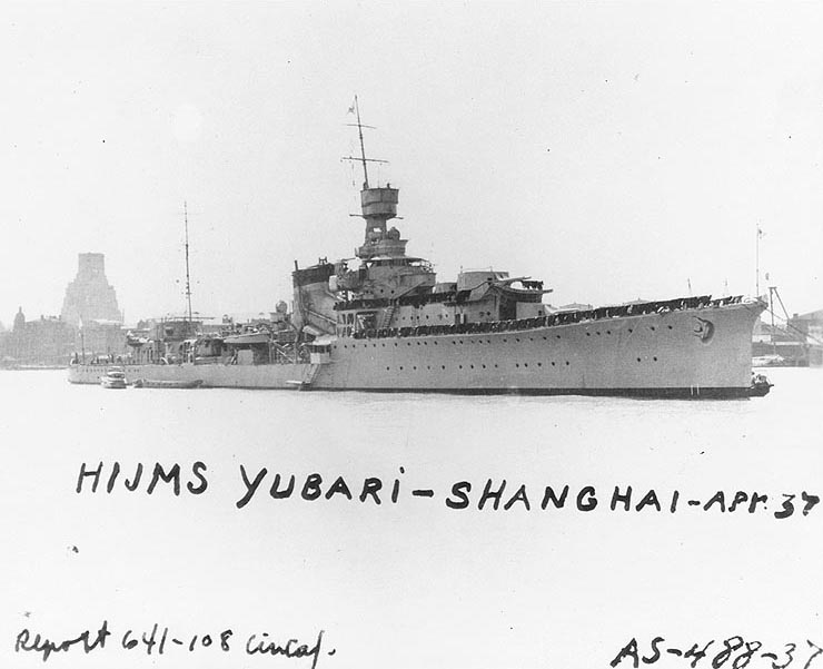 Yubari off Shanghai, China, Apr 1937