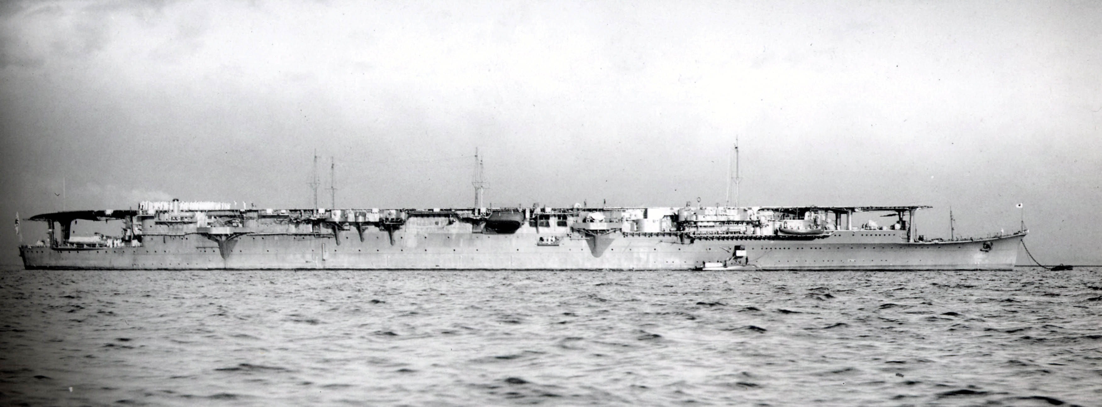 Carrier Zuiho at Yokosuka, Japan, 28 Dec 1940