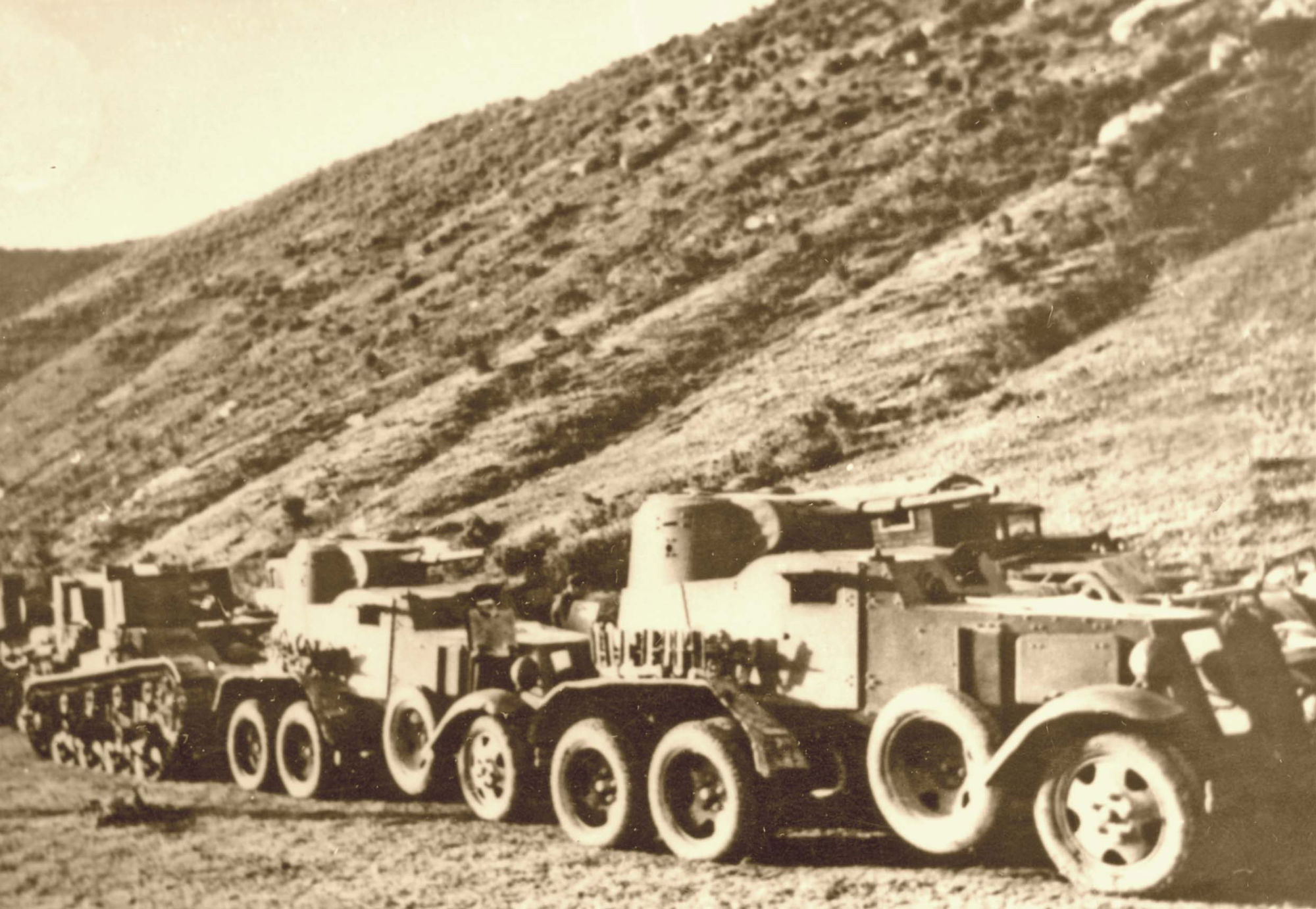 Soviet BA-10 armored cars in Romania, circa late Jun 1940