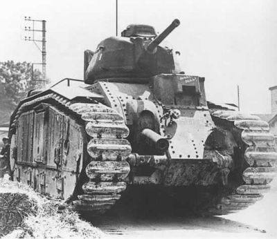 French Char B1 bis heavy tank, date unknown