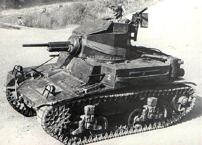 US Army M2A4 light tank, 1940s