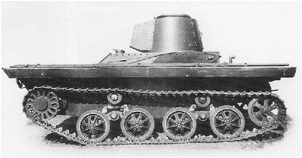 PZInz 130 light amphibious tank, late 1930s