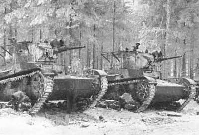 Soviet T-26 light tanks in Finland, 1939
